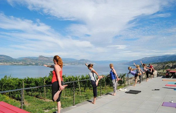 Yoga On Our Patio