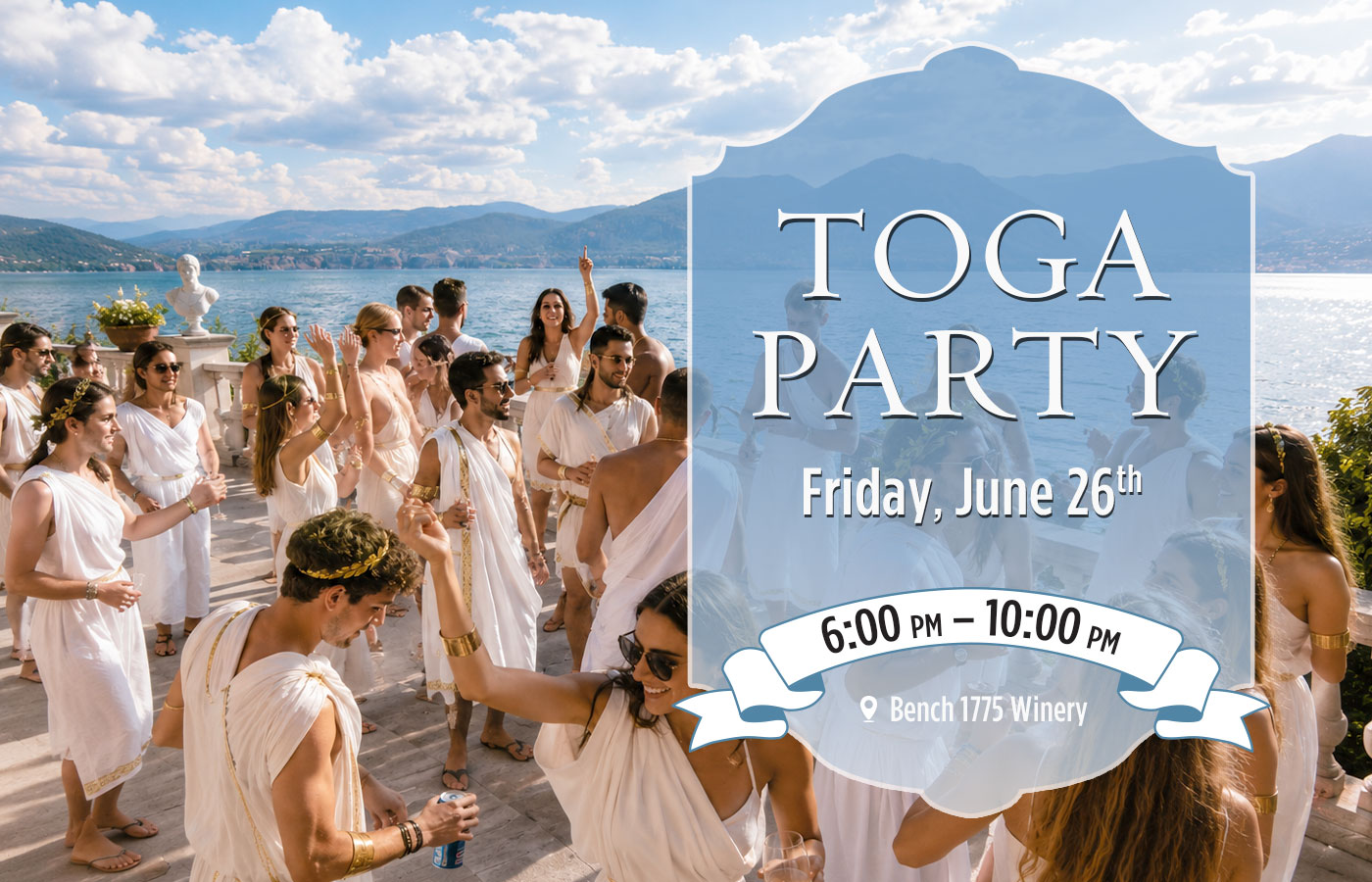 June 26, 2026 – Toga Party